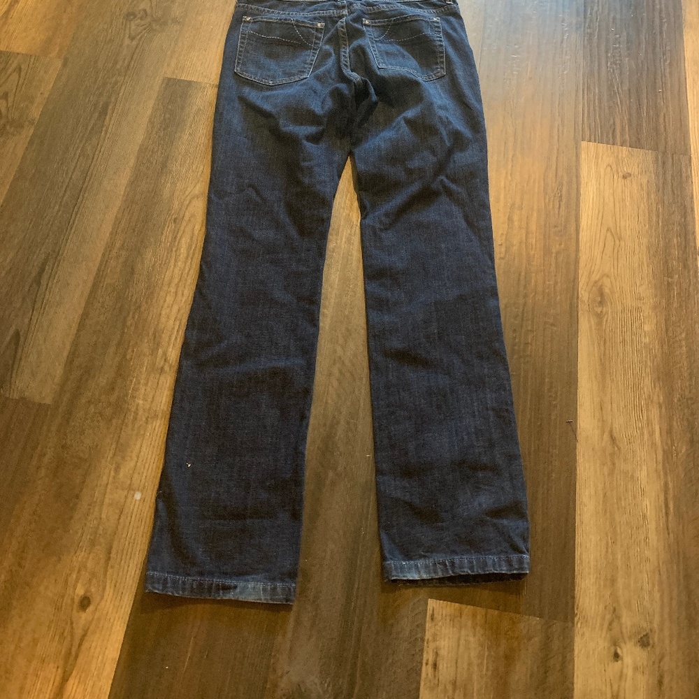 White House black  Market Noir  rhinestone pocketed jeans.‎ Worn about 4x